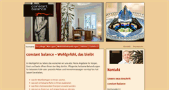 Desktop Screenshot of constant-balance.de